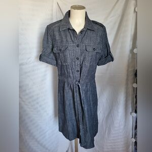 Tahari Blue Denim Dress, Size 10